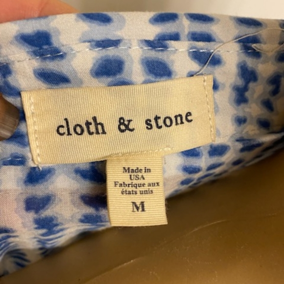 Blue & White Cloth & Stone Shirt - Picture 5 of 5